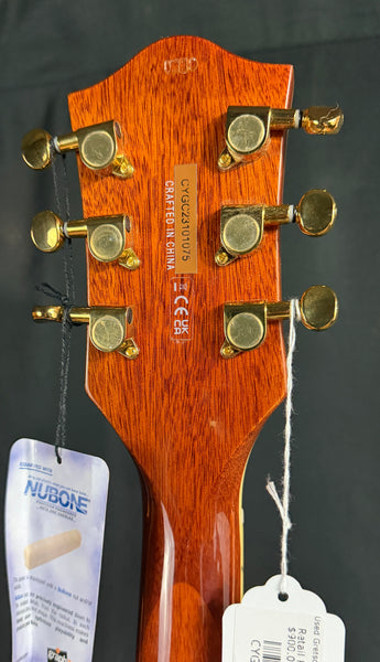 Gretsch Electromatic Pristine LTD Center Block Double-Cut Electric Guitar White Gold w/ Bigsby