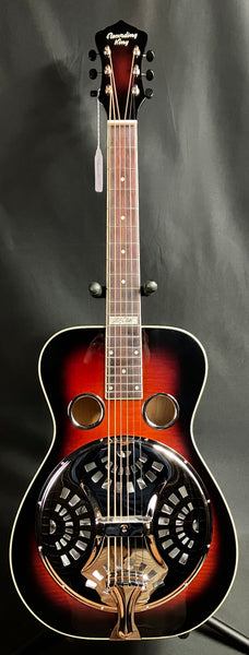 Recording King RR-75PL-SN Phil Leadbetter Signature Square Neck Resonator Guitar Vintage Sunburst