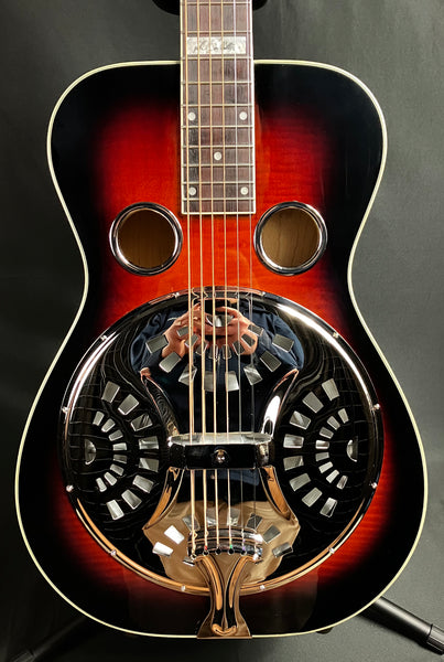 Recording King RR-75PL-SN Phil Leadbetter Signature Square Neck Resonator Guitar Vintage Sunburst