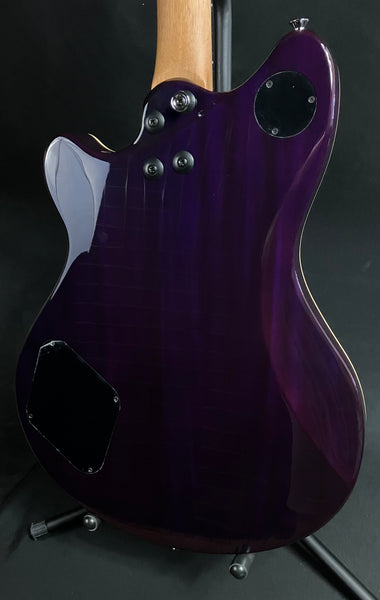 EVH SA-126 Special QM Semi-Hollow Electric Guitar Transparent Purple w/ OHSC