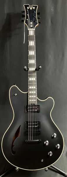EVH SA-126 Special Semi-Hollow Electric Guitar Stealth Black Finish w/ OHSC
