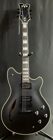 EVH SA-126 Special Semi-Hollow Electric Guitar Stealth Black Finish w/ OHSC