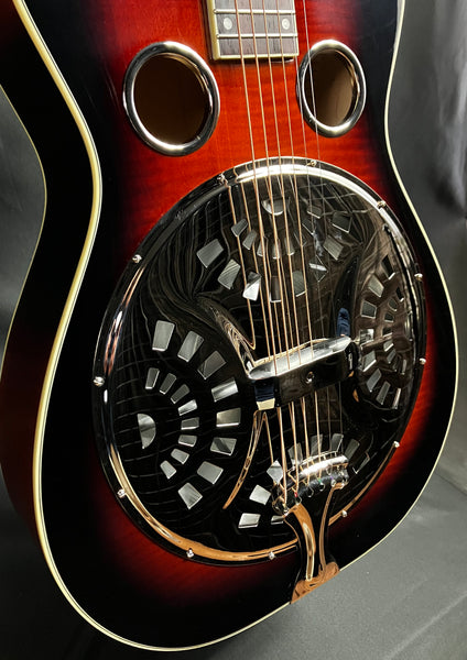 Recording King RR-75PL-SN Phil Leadbetter Signature Square Neck Resonator Guitar Vintage Sunburst