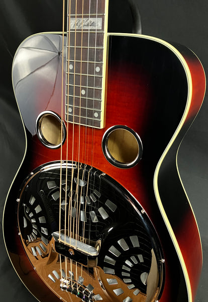 Recording King RR-75PL-SN Phil Leadbetter Signature Square Neck Resonator Guitar Vintage Sunburst