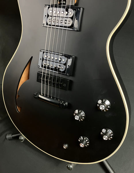 EVH SA-126 Special Semi-Hollow Electric Guitar Stealth Black Finish w/ OHSC