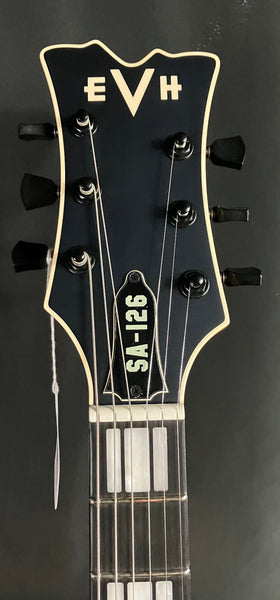 EVH SA-126 Special Semi-Hollow Electric Guitar Stealth Black Finish w/ OHSC