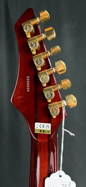 Eastwood Classic 6 TA PH Hollow Body Electric Guitar Tobacco Sunburst w/ OHSC