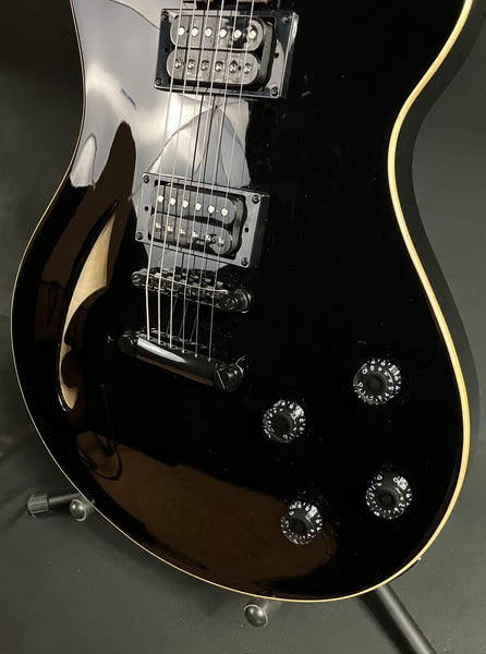 EVH SA-126 Standard Semi-Hollow Body Electric Guitar Piano Black Finish