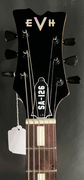 EVH SA-126 Standard Semi-Hollow Body Electric Guitar Piano Black Finish