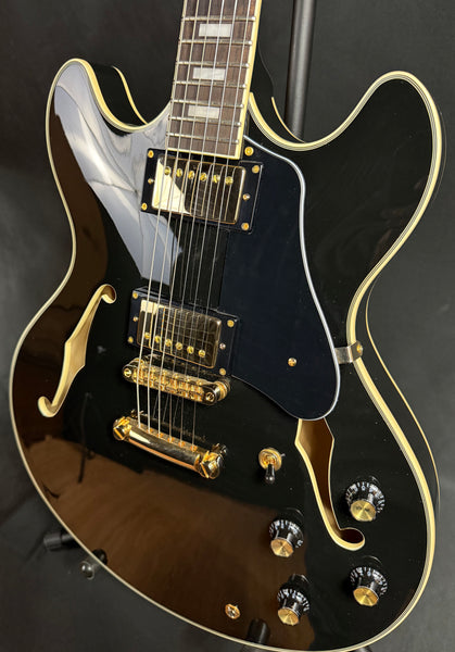 Sire Larry Carlton H7 Semi-Hollow Body Electric Guitar Gloss Black Finish