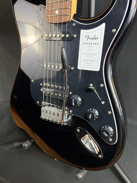 Fender Standard Stratocaster HSS Electric Guitar Gloss Black Finish (624)