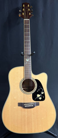 Takamine 50th Anniversary G-Series Dreadnought Cutaway Acoustic-Electric Guitar Natural w/ Case
