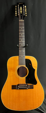 Vintage 1965 Gibson B-45-12 12-String Dreadnought Acoustic Guitar Natural w/ Case