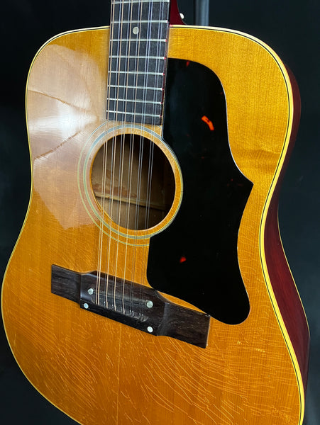 Vintage 1965 Gibson B-45-12 12-String Dreadnought Acoustic Guitar Natural w/ Case