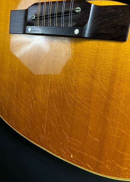 Vintage 1965 Gibson B-45-12 12-String Dreadnought Acoustic Guitar Natural w/ Case
