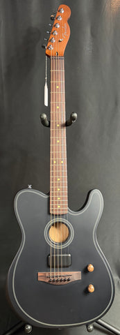 Fender Acoustasonic Standard Telecaster Acoustic-Electric Guitar Black Finish (551)