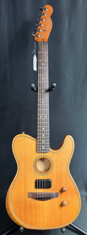 Fender Acoustasonic Standard Telecaster Acoustic-Electric Guitar Aged Natural (655)