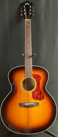 Guild F-250E Deluxe Jumbo Acoustic-Electric Guitar Antique Burst Finish, Flamed Maple