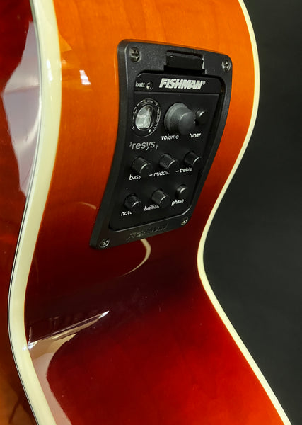 Blueridge BG-1500E Super Jumbo Acoustic-Electric Guitar Cherry Sunburst