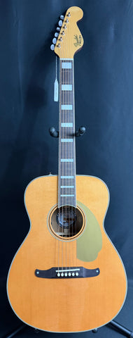 Fender Malibu Vintage Concert Acoustic-Electric Guitar Aged Gloss Natural w/ OHSC (468)