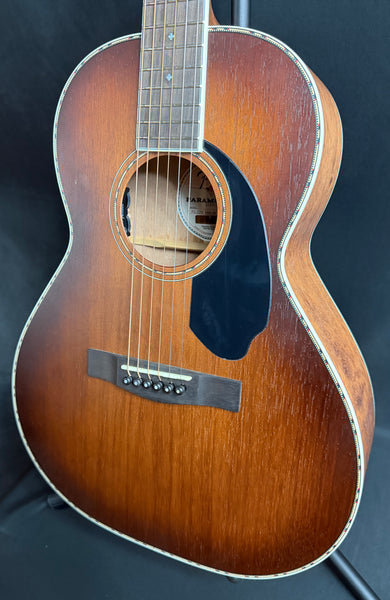 Fender PS-220E Paramount Parlor Acoustic-Electric Guitar Aged Cognac Burst w/ OHSC (698)