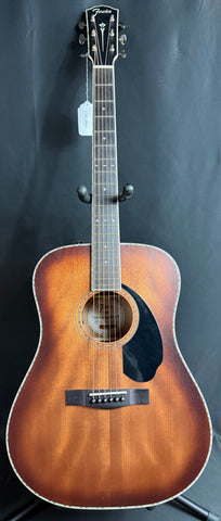 Fender PD-220E Dreadnought Acoustic-Electric Guitar Aged Cognac Burst w/ OHSC (214)