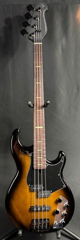 Yamaha BB734A Broad Bass 4-String Bass Guitar Dark Coffee Sunburst w/ Gig Bag (081)