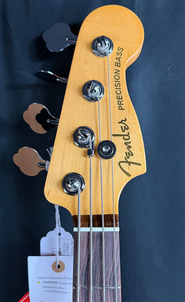 Fender American Ultra Precision Bass 4-String Bass Guitar Ultraburst Finish w/ OHSC