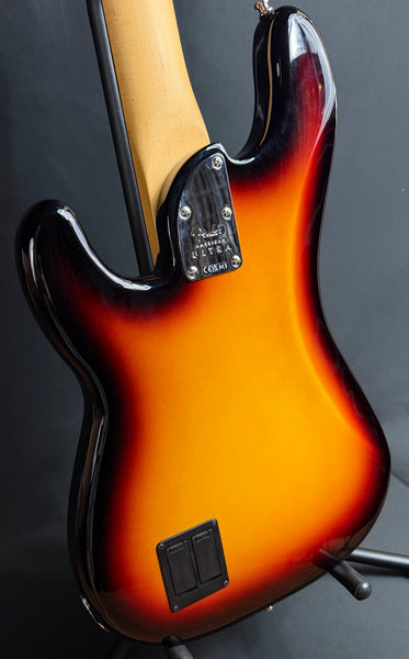 Fender American Ultra Precision Bass 4-String Bass Guitar Ultraburst Finish w/ OHSC