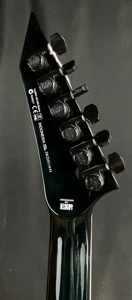 ESP LTD H3-1000 FM Electric Guitar Black Turquoise Burst Finish