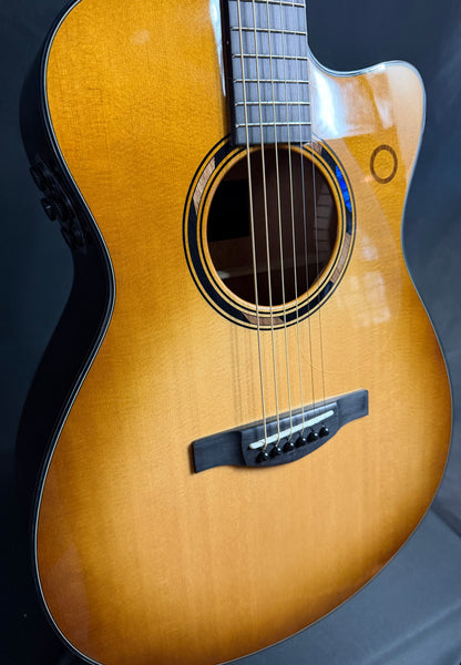 Yamaha TAS3 C TransAcoustic Concert Cutaway Acoustic-Electric Guitar Sand Burst w/ Case