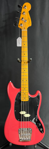 Fender American Professional Classic Mustang Bass 4-String Bass Guitar Faded Dakota Red w/ Gig Bag (126)