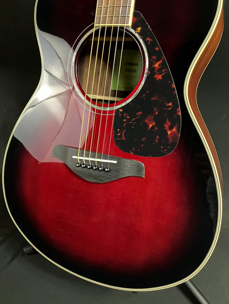Yamaha FS830DSR Spruce Top Folk Acoustic Guitar Dusk Sun Red
