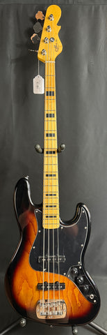 G&L Tribute JB 4-String Bass Guitar 3-Tone Sunburst Finish
