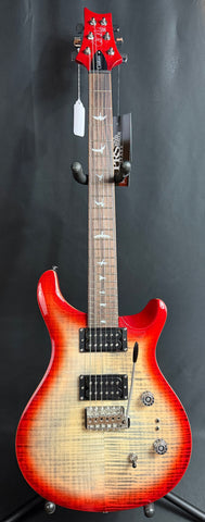 PRS SE Custom 24-08 Electric Guitar Charcoal Cherry Burst Finish w/ Gig Bag
