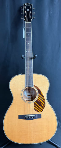Fender PO-220E Orchestra Acoustic-Electric Guitar Gloss Natural w/ OHSC (359)