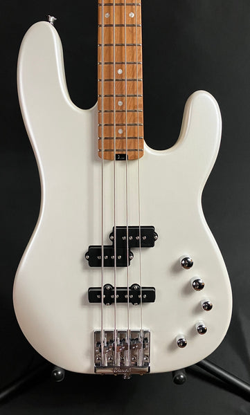 Charvel Pro-Mod San Dimas Bass PJ IV 4-String Bass Guitar Platinum Pearl w/ Gig Bag