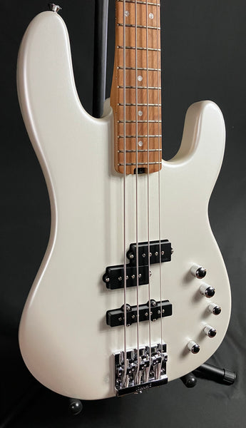 Charvel Pro-Mod San Dimas Bass PJ IV 4-String Bass Guitar Platinum Pearl w/ Gig Bag