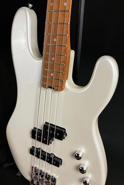 Charvel Pro-Mod San Dimas Bass PJ IV 4-String Bass Guitar Platinum Pearl w/ Gig Bag