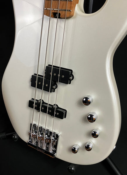 Charvel Pro-Mod San Dimas Bass PJ IV 4-String Bass Guitar Platinum Pearl w/ Gig Bag