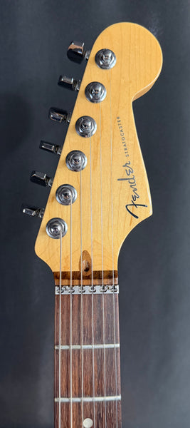 Fender American Deluxe Stratocaster HSS Electric Guitar Olympic Pearl Finish w/ OHSC