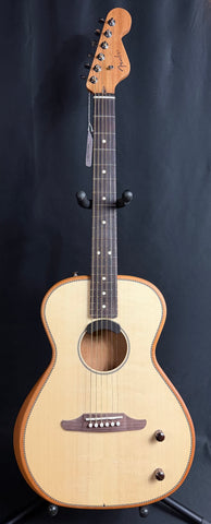 Fender Highway Parlor Acoustic-Electric Guitar Natural Satin w/ Gig Bag