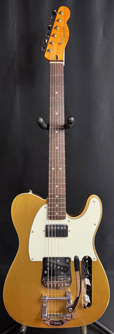 Squier Classic Vibe Custom Telecaster SH Electric Guitar Aztec Gold w/ Bigsby
