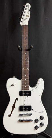 Fender Jim Adkins JA-90 Thinline Telecaster Electric Guitar Gloss White w/ P90's