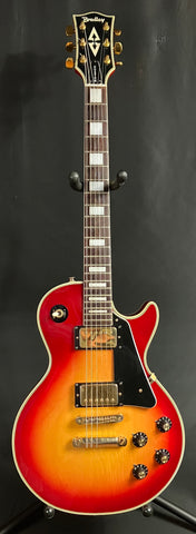 Vintage 1970's Bradley Custom LP-Style MIJ Electric Guitar Cherry Sunburst w/ OHSC