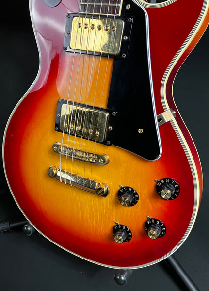 Vintage 1970's Bradley Custom LP-Style MIJ Electric Guitar Cherry Sunburst w/ OHSC
