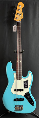 Fender Player II Jazz Bass 4-String Bass Guitar Aquatone Blue Finish