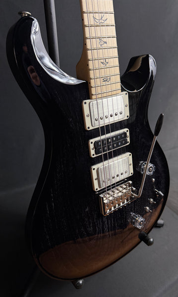 PRS Swamp Ash Special Maple Electric Guitar Black Doghair Smokeburst w/ Gig Bag