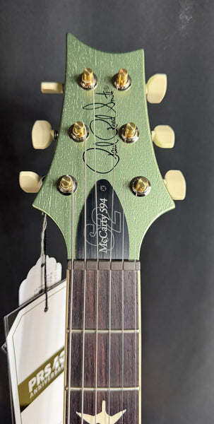 PRS S2 McCarty 594 Thinline Satin Electric Guitar Mavis Mint Metallic w/ Gig Bag
