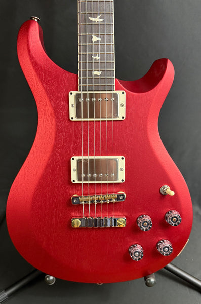 PRS S2 McCarty 594 Thinline Satin Electric Guitar Red Apple Metallic w/ Gig Bag